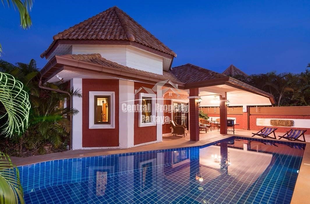 Beautiful 3 bedroom pool villa in South Pattaya, just 5 minutes from the beach - House - Pattaya South - Close to Thappraya road