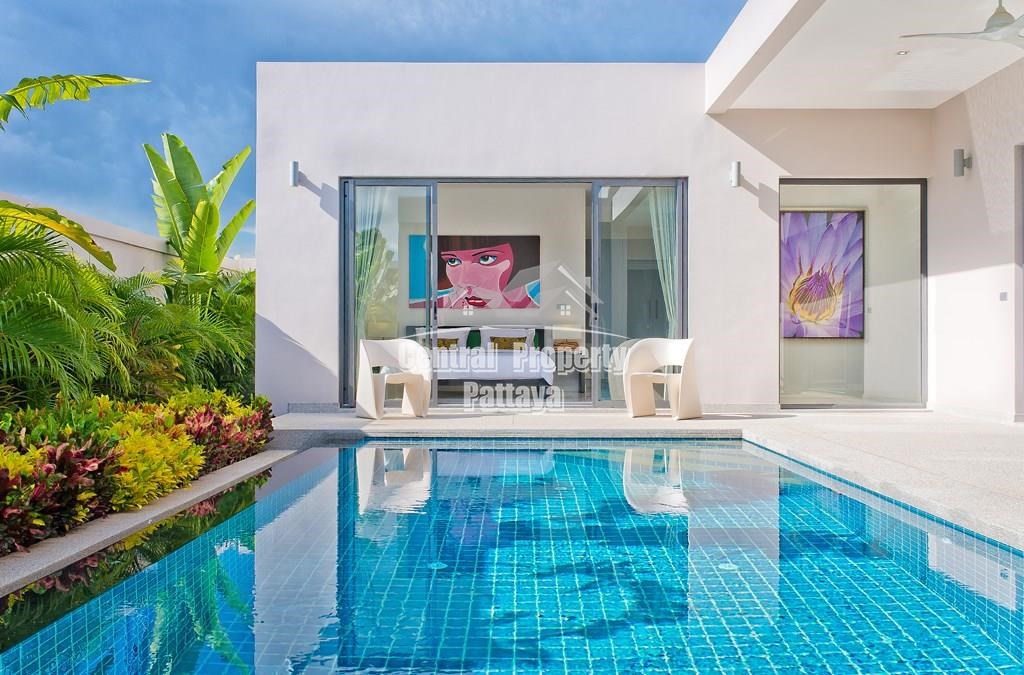 Two Bedroom Two Bathroom Pool Villa for Sale Mabrachan Lake - House - Pattaya East - East Pattata, Chonburi