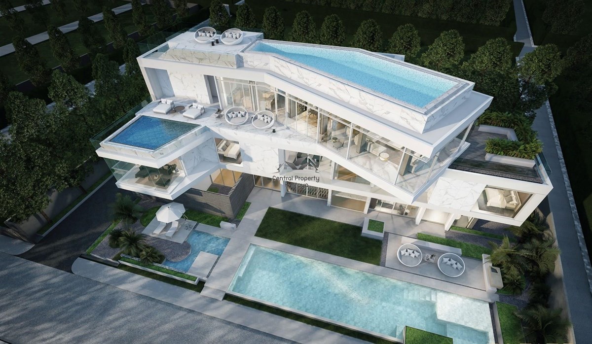 Utra Luxury Beachfront Pool Villa for Sale in Dongtan Beach พูลวิลล่าสุดหรูติดทะเล หาดดงตาล จอมเทียน สำหรับขาย - House - Jomtien - 