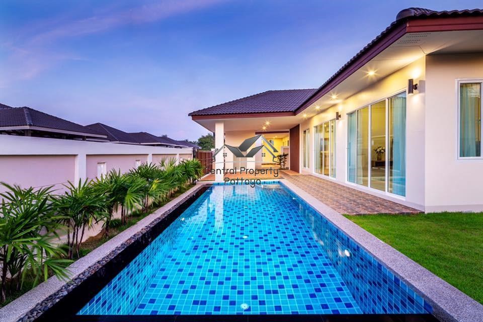 Brand New Pool Villa for Sale บ้านเดี่ยว ชั้นเดียว พูลวิลล่า สไตล์โมเดิร์น สำหรับขาย - House -  - Huai Yai 