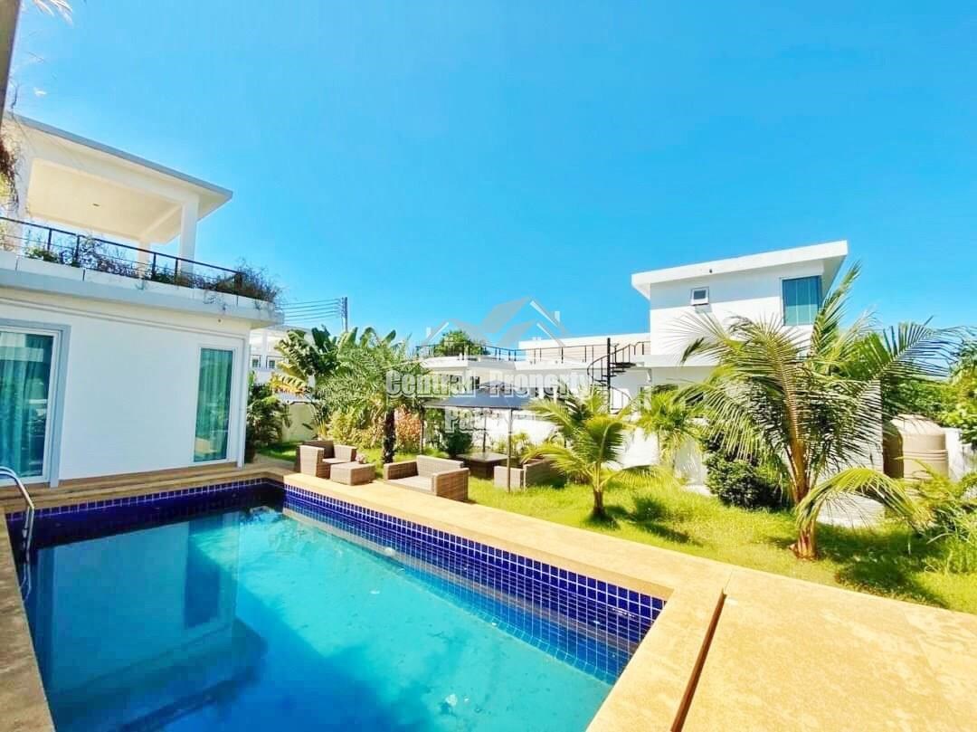 3 bedroom 3 bathroom  2 story , A modern single-detached house project is ready availabel for sale. - House - Na Jomtien - 
