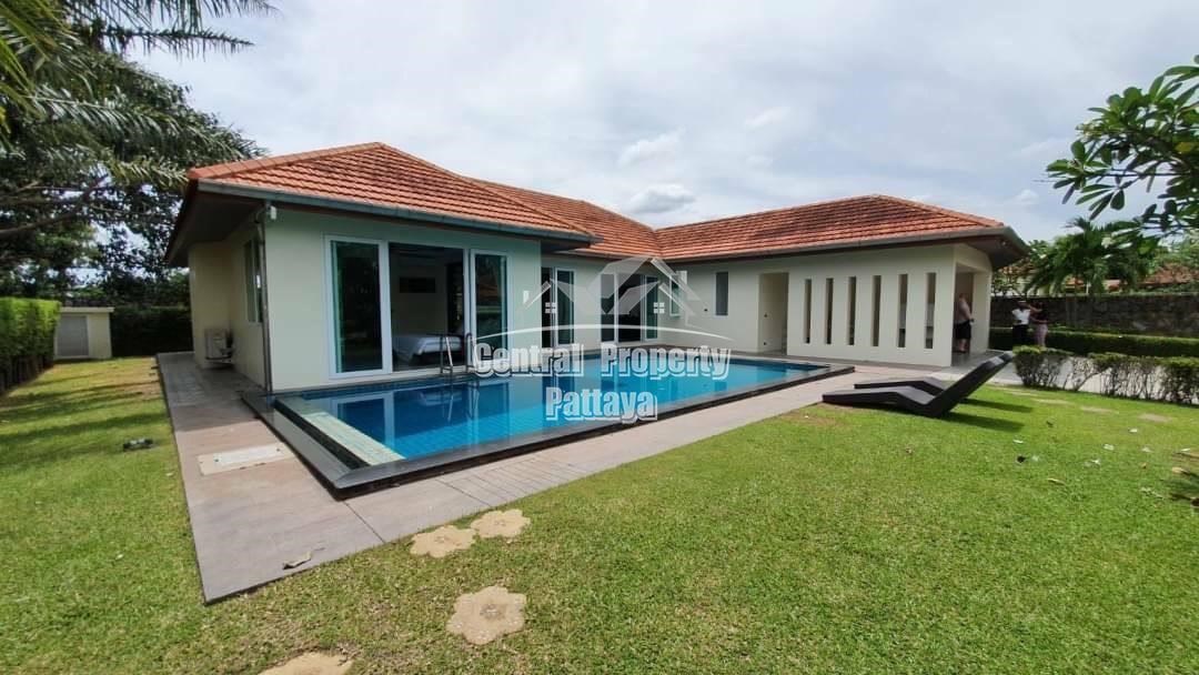 Beautiful 4 Bedroom Pool Villa for rent and sale in a secure village in East side of Pattaya, not far from Mabprachan Lake. - House - Lake Maprachan - 