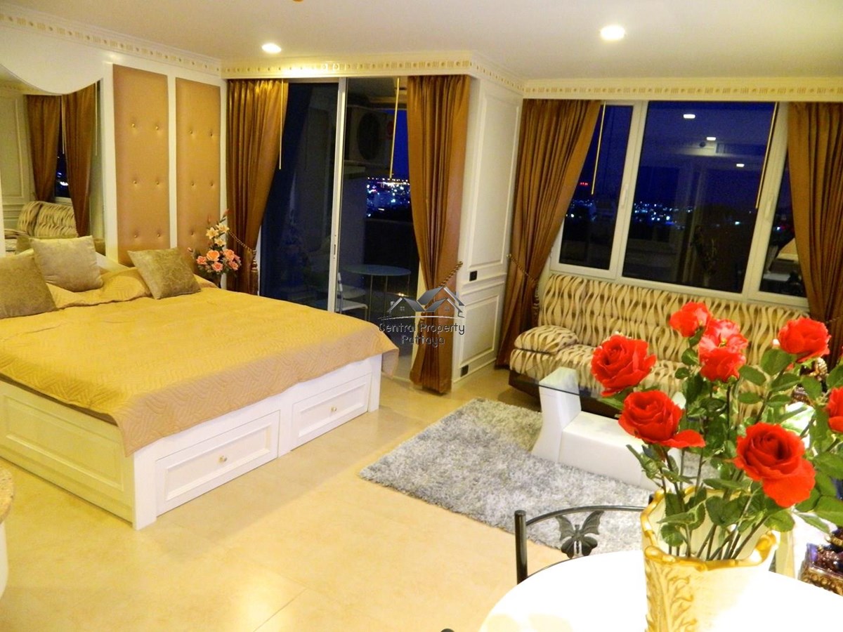 Full Furnished High Quality 39 sqm Studio Condo with ฺBalcony & Sea view for Rent ห้องสตูดิโอ วิวทะเล บนเขาพระตำหนัก ให้เช่า - Condominium -  - 
