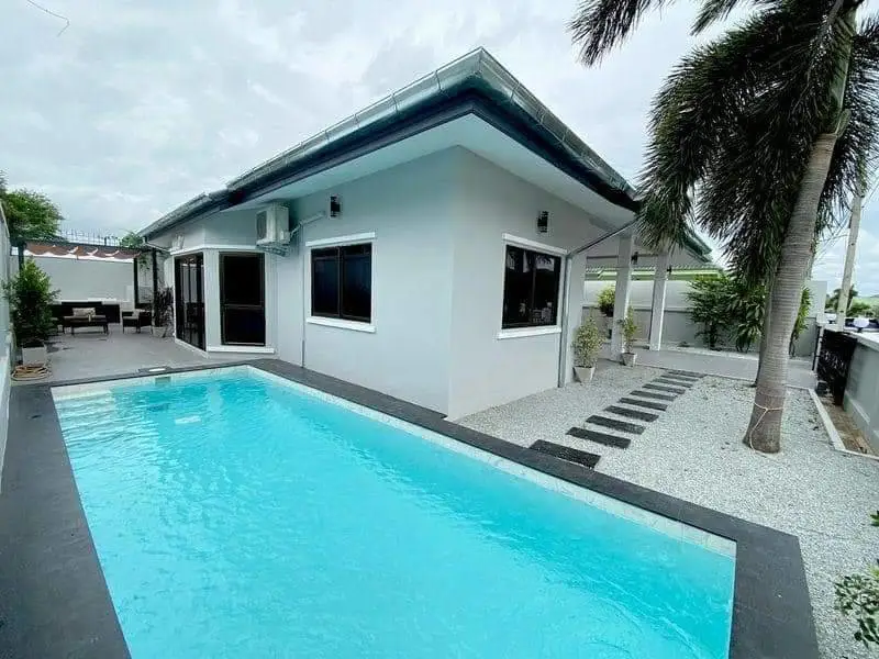 Newly renovated, 3 bedroom, 3 bathroom pool villa for sale in SP Village 4, East Pattaya. - Condominium - Pattaya East - 