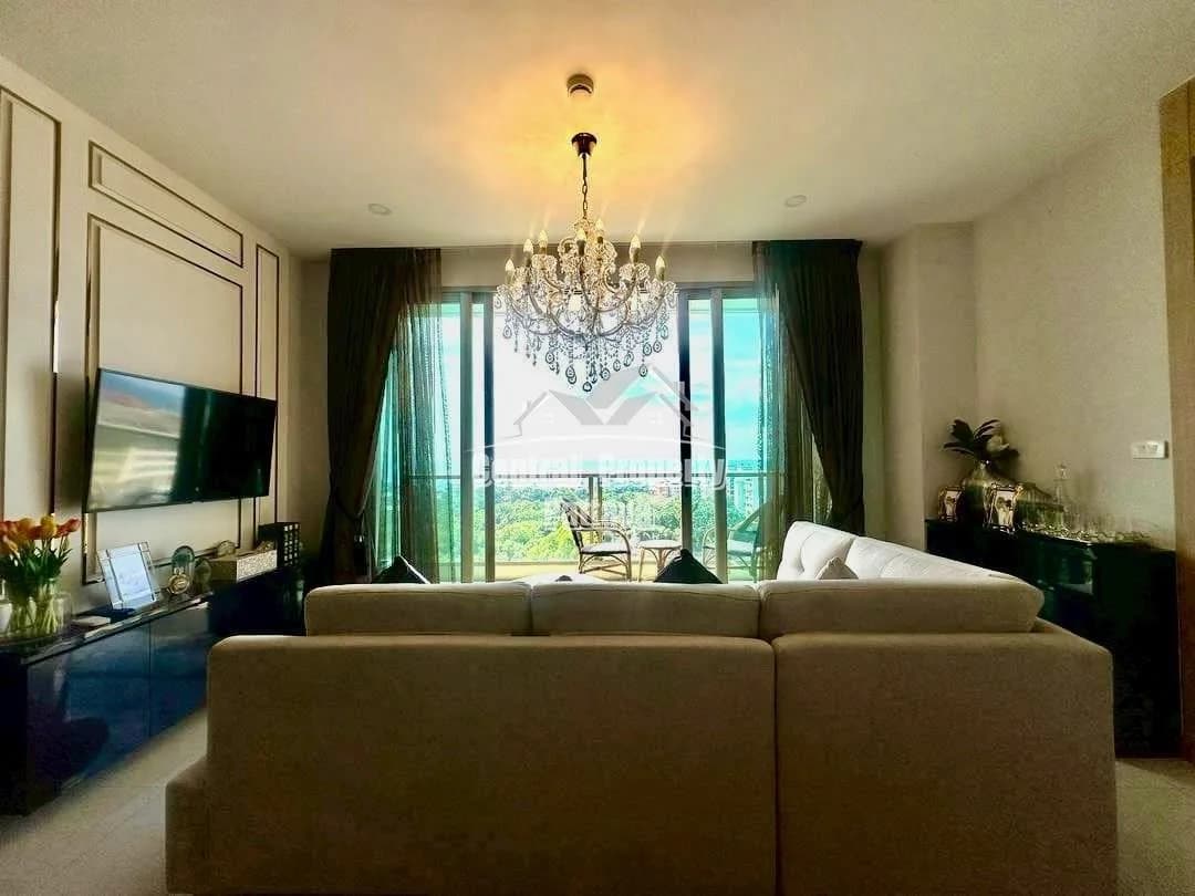 Elegant 2-Bedroom, 2-Bath Condo with Sea View at The Riviera Jomtien